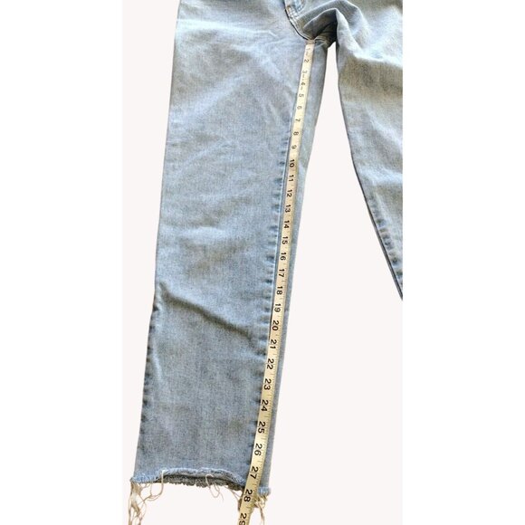 Vintage Buckle Pepe Jeans 26 Betty High Rise Embroidered Raw Cuff - Picture 8 of 15